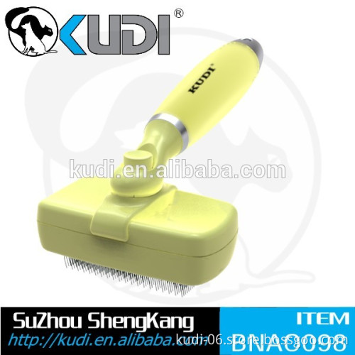 The best selling pet product silica gel self-cleaning pet deshedder brush BNAO089
